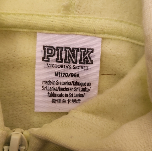 Women' s Pink Neon Green Hoodie Size Medium. - Picture 2 of 6